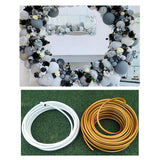 Maxbell PVC Modelling Tube Sturdy Wedding DIY Props for Banquet Stage Birthday Party Gold 10m