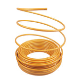 Maxbell PVC Modelling Tube Sturdy Wedding DIY Props for Banquet Stage Birthday Party Gold 10m