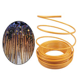 Maxbell PVC Modelling Tube Sturdy Wedding DIY Props for Banquet Stage Birthday Party Gold 10m