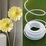 Maxbell PVC Modelling Tube Sturdy Wedding DIY Props for Banquet Stage Birthday Party White 5m