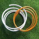 Maxbell PVC Modelling Tube Sturdy Wedding DIY Props for Banquet Stage Birthday Party White 5m