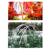 Maxbell PVC Modelling Tube Sturdy Wedding DIY Props for Banquet Stage Birthday Party White 5m