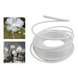Maxbell PVC Modelling Tube Sturdy Wedding DIY Props for Banquet Stage Birthday Party White 5m