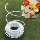 Maxbell PVC Modelling Tube Sturdy Wedding DIY Props for Banquet Stage Birthday Party White 5m