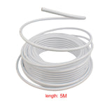 Maxbell PVC Modelling Tube Sturdy Wedding DIY Props for Banquet Stage Birthday Party White 5m