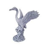 Maxbell Garden Crane Statue Craft Gift Crane Figurine for Landscape Bedroom Bookcase