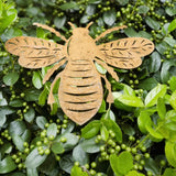 Maxbell Maxbell Iron Rusted Bee Artwork Bee Silhouette Ornament for Windowsills Patio Outdoor