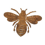 Maxbell Maxbell Iron Rusted Bee Artwork Bee Silhouette Ornament for Windowsills Patio Outdoor