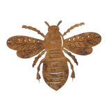 Maxbell Maxbell Iron Rusted Bee Artwork Bee Silhouette Ornament for Windowsills Patio Outdoor