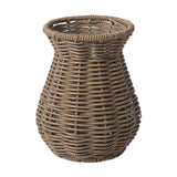 Maxbell Woven Vase Art Vase Rustic Flower Vase for Bathroom Home Decor Table Style D