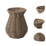 Maxbell Woven Vase Art Vase Rustic Flower Vase for Bathroom Home Decor Table Style D