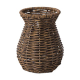 Maxbell Woven Vase Art Vase Rustic Flower Vase for Bathroom Home Decor Table Style E