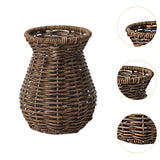 Maxbell Woven Vase Art Vase Rustic Flower Vase for Bathroom Home Decor Table Style E