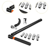 Maxbell 8 Pieces Wrench Socket Set Spanner Wrench Socket for Bathroom Toilet Kitchen