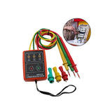 Maxbell Three Phase Indicator Cables Tracker LED Indicator Three Phase Sequence Meter