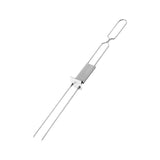 Maxbell Grilling Skewers Roasting Sticks Metal Grill Skewers for Hot Dogs Sausages 2 Prong