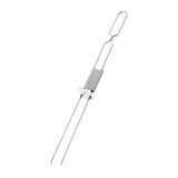 Maxbell Grilling Skewers Roasting Sticks Metal Grill Skewers for Hot Dogs Sausages 2 Prong