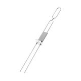Maxbell Grilling Skewers Roasting Sticks Metal Grill Skewers for Hot Dogs Sausages 2 Prong