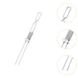 Maxbell Grilling Skewers Roasting Sticks Metal Grill Skewers for Hot Dogs Sausages 2 Prong