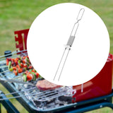 Maxbell Grilling Skewers Roasting Sticks Metal Grill Skewers for Hot Dogs Sausages 2 Prong