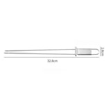 Maxbell Grilling Skewers Roasting Sticks Metal Grill Skewers for Hot Dogs Sausages 2 Prong