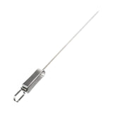 Maxbell Grilling Skewers Roasting Sticks Metal Grill Skewers for Hot Dogs Sausages Large Single Prong