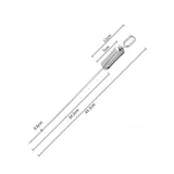 Maxbell Grilling Skewers Roasting Sticks Metal Grill Skewers for Hot Dogs Sausages Large Single Prong