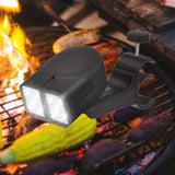 Maxbell Outdoor BBQ Light Adjustable Clamp Rotatable Grill Light for Cooking Fishing