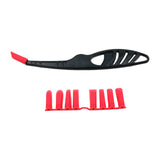 Maxbell Glass Glue Angle Scraper Portable Caulk Remover for Floor Window Corner with bag