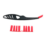 Maxbell Glass Glue Angle Scraper Portable Caulk Remover for Floor Window Corner with bag