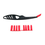 Maxbell Glass Glue Angle Scraper Portable Caulk Remover for Floor Window Corner with bag