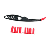 Maxbell Glass Glue Angle Scraper Portable Caulk Remover for Floor Window Corner with case