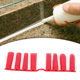 Maxbell Glass Glue Angle Scraper Portable Caulk Remover for Floor Window Corner Only Apply glue head
