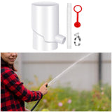 Maxbell Rain Water Collection System Downspout Diverter for Gardening Landscape Yard 10cm White