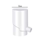 Maxbell Rain Water Collection System Downspout Diverter for Gardening Landscape Yard 10cm White
