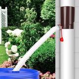 Maxbell Rain Water Collection System Downspout Diverter for Gardening Landscape Yard 10cm Brown