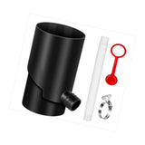 Maxbell Rain Water Collection System Downspout Diverter for Gardening Landscape Yard 8cm Black