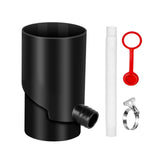 Maxbell Rain Water Collection System Downspout Diverter for Gardening Landscape Yard 8cm Black