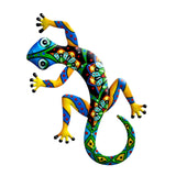 Maxbell Gecko Figurine Bedroom Creative Colorful Modern Outdoor Gecko Wall Sculpture green