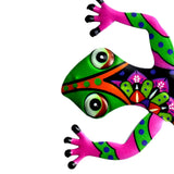 Maxbell Gecko Figurine Bedroom Creative Colorful Modern Outdoor Gecko Wall Sculpture pink