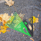 Maxbell Leaf Rake Roughening and Leveling Detachable Camp Rake for Shrub Mulch Grass