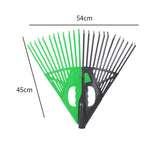 Maxbell Leaf Rake Roughening and Leveling Detachable Camp Rake for Shrub Mulch Grass