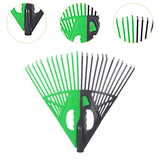 Maxbell Leaf Rake Roughening and Leveling Detachable Camp Rake for Shrub Mulch Grass