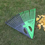 Maxbell Leaf Rake Roughening and Leveling Detachable Camp Rake for Shrub Mulch Grass