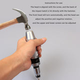 Maxbell Hand Impact Driver Set Adjustment Switching Function for Rusted Frozen Bolts 13pcs