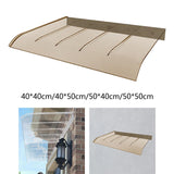 Maxbell Window Awning Door Canopy Modern Sun Shetter Cover for Patio Exterior Garage 40x40cm
