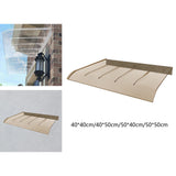 Maxbell Window Awning Door Canopy Modern Sun Shetter Cover for Patio Exterior Garage 40x40cm