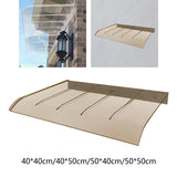 Maxbell Window Awning Door Canopy Modern Sun Shetter Cover for Patio Exterior Garage 40x40cm