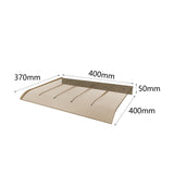 Maxbell Window Awning Door Canopy Modern Sun Shetter Cover for Patio Exterior Garage 40x40cm