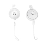 Maxbell Yoyo Plant Support Hanger Hook Retractable Grow Hanger for Ivy Indoor Garden White